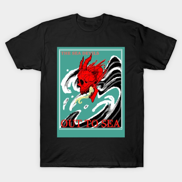 The Sea Devils- Out to Sea Tour T-Shirt by DivineandConquer